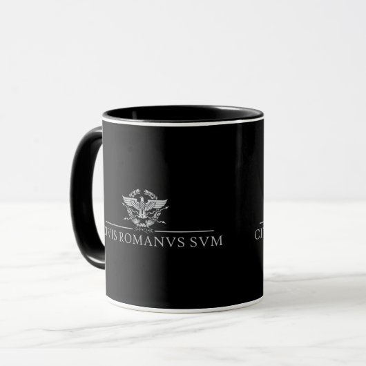 Civis Romanus Sum (CIVIS ROMANVS SVM) Tasse (Vorderseite Links)