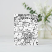 Cixi China Stadtplan Postkarte (Stehend Vorderseite)