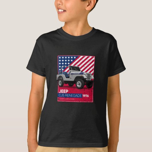 CJ5 Renegade 1976 T-Shirt (Vorderseite)