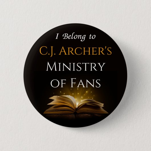 CJ Archer's Ministry of Fans Button Abzeichen Butt (Vorderseite)