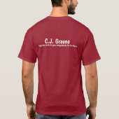 CJ Greene School Spirituosen Logo Shirt (Rückseite)
