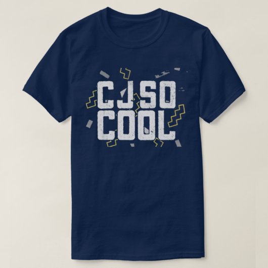 CJ so Cool merch cj so Cool Geschenk für Männer un T-Shirt (Design vorne)