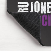 CJS schwarzes Mousepad (Ecke)