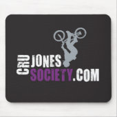 CJS schwarzes Mousepad (Vorne)