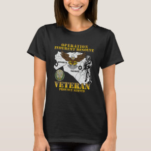CJTF OIR Operation Entschlossenheit OIR Veteran Vi T-Shirt