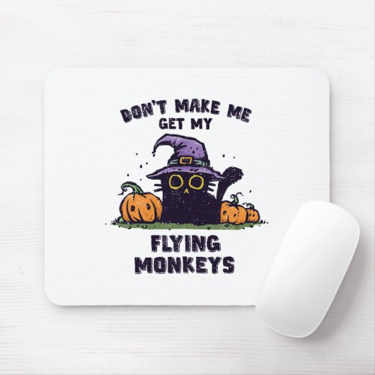 Ck Cat Halloween - Bring mich nicht zum fliegenden Mousepad (Mit Mouse)