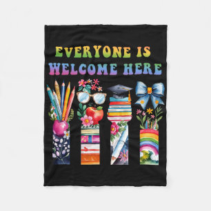 CK in der Schule Jeder ist hier willkommen zum Leh Fleecedecke