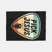 Ck Jesus Shirt Funny Christian Music Guitar Ck Men Fleecedecke (Vorderseite (Horizontal))