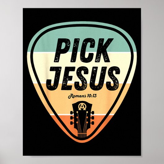 Ck Jesus Shirt Funny Christian Music Guitar Ck Men Poster (Vorne)