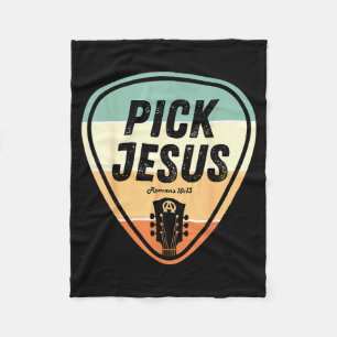 Ck Jesus-Shirt Lustige Christliche Musik Gitarre C Fleecedecke