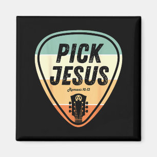 Ck Jesus-Shirt Lustiges Christliches Musik-Gitarre Magnet