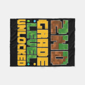 Ck To School 2nd Grade Boys Gamer First Day Second Fleecedecke (Vorderseite (Horizontal))