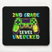 Ck To School 2nd Grade Boys Gamer First Day Second Mousepad (Vorne)