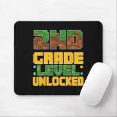 Ck To School 2nd Grade Boys Gamer First Day Second Mousepad (Mit Mouse)