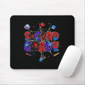 Ck To School 2nd Grade Boys Gamer First Day Second Mousepad (Mit Mouse)