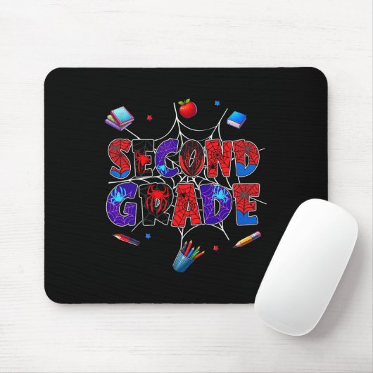 Ck To School 2nd Grade Boys Gamer First Day Second Mousepad (Mit Mouse)