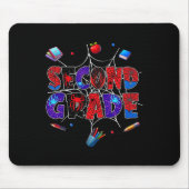 Ck To School 2nd Grade Boys Gamer First Day Second Mousepad (Vorne)