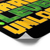 Ck To School 2nd Grade Boys Gamer First Day Second Poster (Ecke)