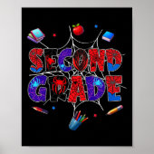 Ck To School 2nd Grade Boys Gamer First Day Second Poster (Vorne)