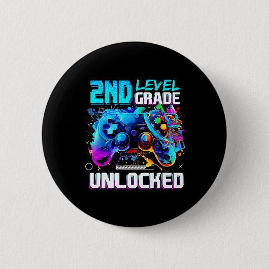 Ck To School 2nd Grade Level Unlocked Gamer Kids B Button (Vorderseite)