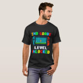 Ck To School 2nd Grade Level Unlocked Gamer Kids B T-Shirt (Vorne ganz)