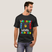 Ck To School 2nd Grade Level Unlocked Gamer Kids B T-Shirt (Vorne ganz)