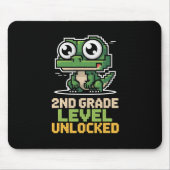 Ck To School 2nd Grade Lizard Gamer Second Level U Mousepad (Vorne)