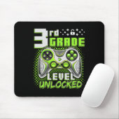 Ck To School 3rd Grade Boys Gamer First Day School Mousepad (Mit Mouse)