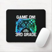 Ck To School 3rd Grade Boys Gamer First Day School Mousepad (Mit Mouse)