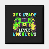 Ck To School 3rd Grade Boys Gamer First Day Third  Magnet (Vorne)