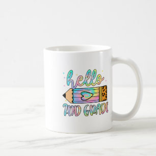 Ck to School Hello 2nd Leopard Gefärbte Krawatte P Kaffeetasse