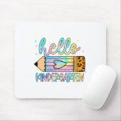 Ck To School Hello Kindergarten Leopard Gefärbte K Mousepad (Mit Mouse)