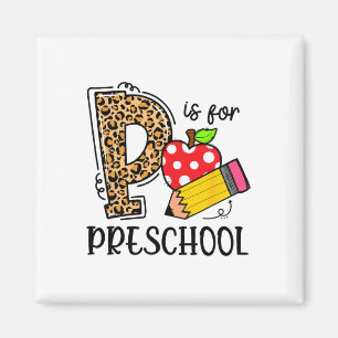 Ck to School P ist für den ersten Schultag der Vor Magnet