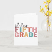 Ck to School Schüler Lehrer Oh Hey 5. Gra Karte (Gelbe Blume)