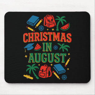 Ck to School Xmas Palm Tree Abschluss Weihnachten  Mousepad