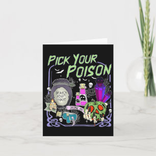 Ck Your Ison Drink Me Halloween Party Karte