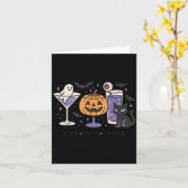 Ck Your Ison Halloween Black Cat Pumpkin Ghost Tai Karte (Gelbe Blume)