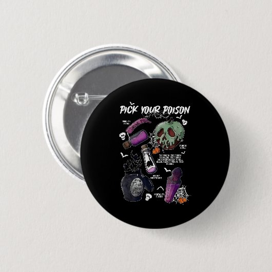 Ck Your Ison's Funny Drink Me Tion's Happy Hallowe Button (Vorne & Hinten)