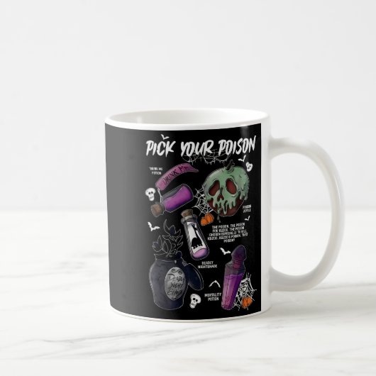 Ck Your Ison's Funny Drink Me Tion's Happy Hallowe Kaffeetasse (Rechts)