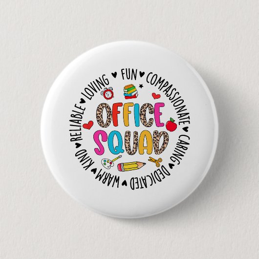 Ck zum ersten Tag des Schulbüros Button (Vorderseite)