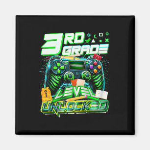 Ck Zur Schule 3. Klasse Freigeschalteter Gamer Zue Magnet
