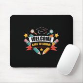 Ck Zur Schule Hemd Cute 2025 Apfel Student Bleisti Mousepad (Mit Mouse)