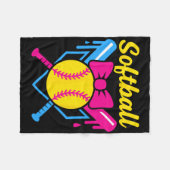 Ck Zur Schule Softll Player Eis+creme Softll Tropf Fleecedecke (Vorderseite (Horizontal))