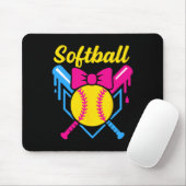 Ck Zur Schule Softll Spieler Eis+creme Softll Trop Mousepad (Mit Mouse)