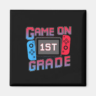 Ck Zur Schule Videospiel Für Jungen Der 1. Klasse Magnet