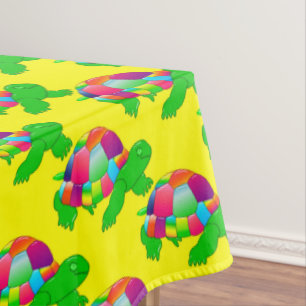 CKC Lil Glass Turtle, Gelb-60x84 TABLECLOTH Tischdecke