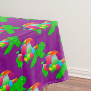 CKC Lil Glass Turtle, Lila-60x84 TABLECLOTH Tischdecke
