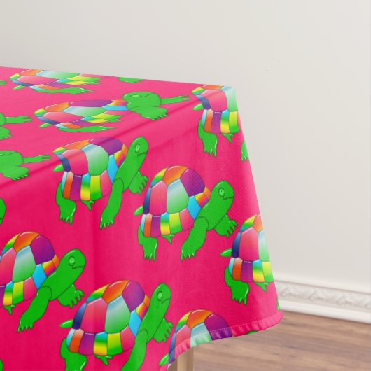 CKC Lil Glass Turtle, Pink-52x70 TABLECLOTH Tischdecke (Beispiel)