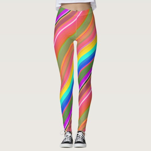 CKC Multi Stripes LEGGINGS (Vorderseite)