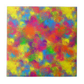 CKC Paint Can Florals Keramik Tile Fliese (Vorderseite)